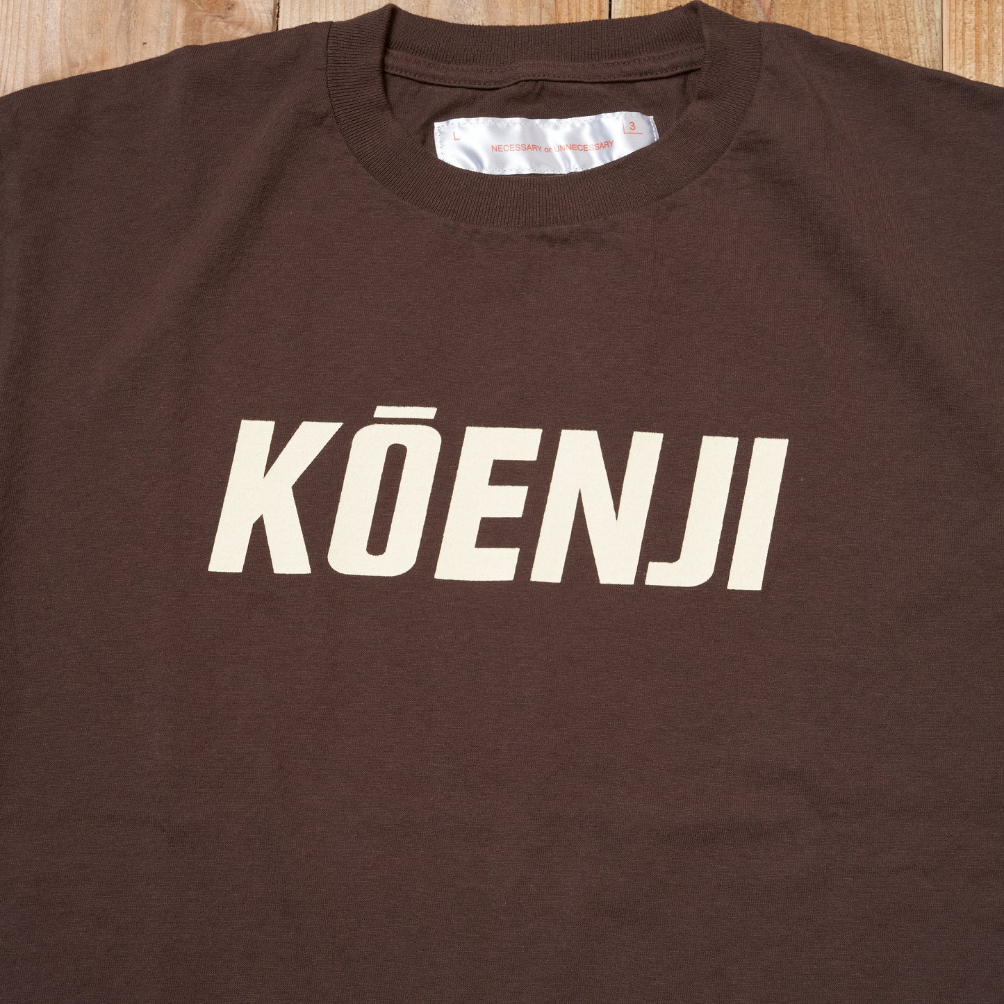 MOGI × NECESSARY or UNNECESSARY / 別注 KOENJI Tシャツ