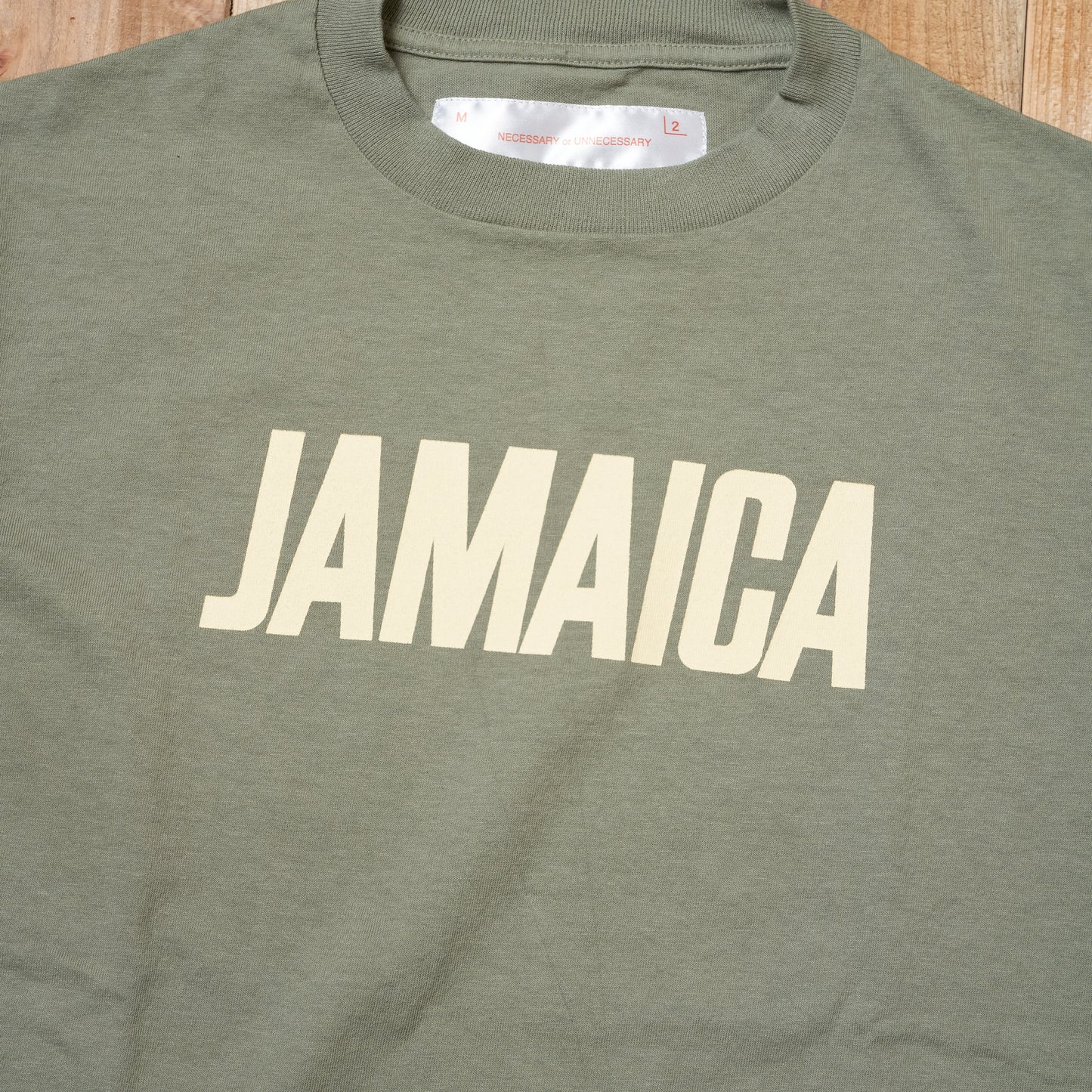 MOGI × NECESSARY or UNNECESSARY / 別注 JAMAICA Tシャツ