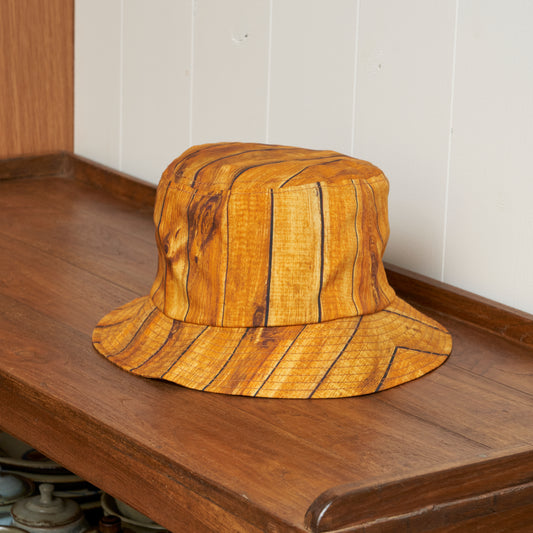 MOGI × cableami / 別注 WOOD プリント ハット