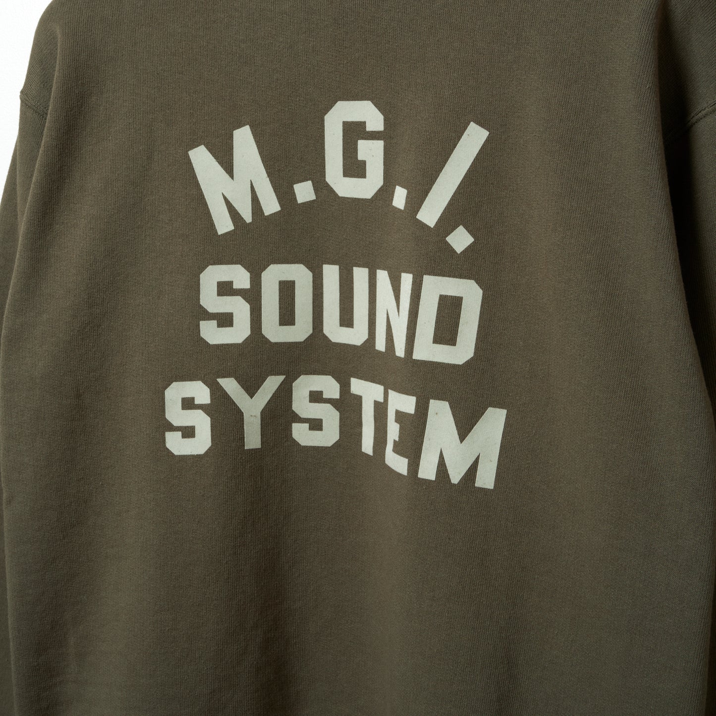MOGI × sanca / 別注 M.G.I. Sound System スウェットシャツ