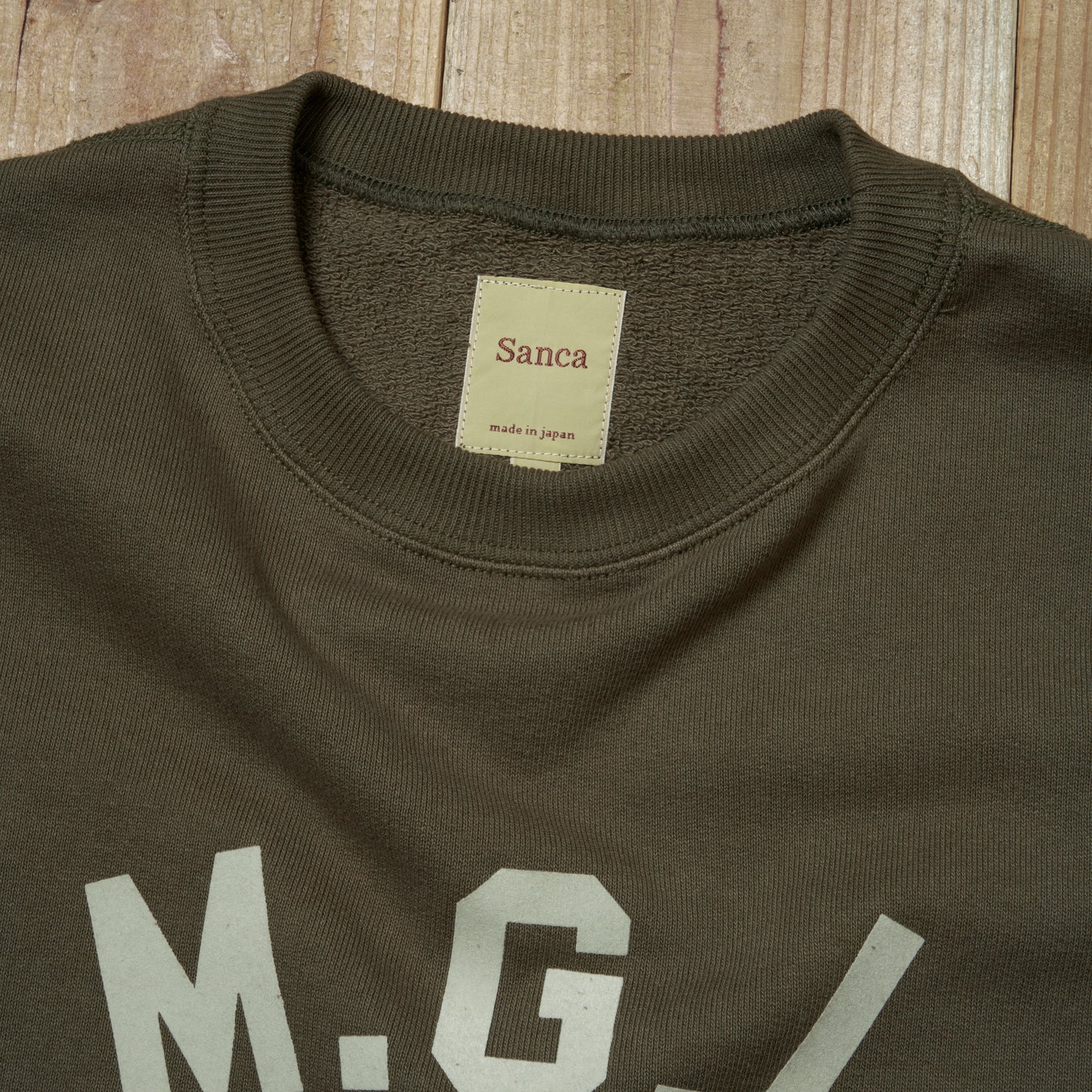 MOGI × sanca / 別注 M.G.I. Sound System スウェットシャツ