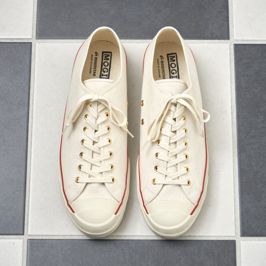 【NEW】MOGI × moonstar / 別注 WHITEスニーカー(RED)