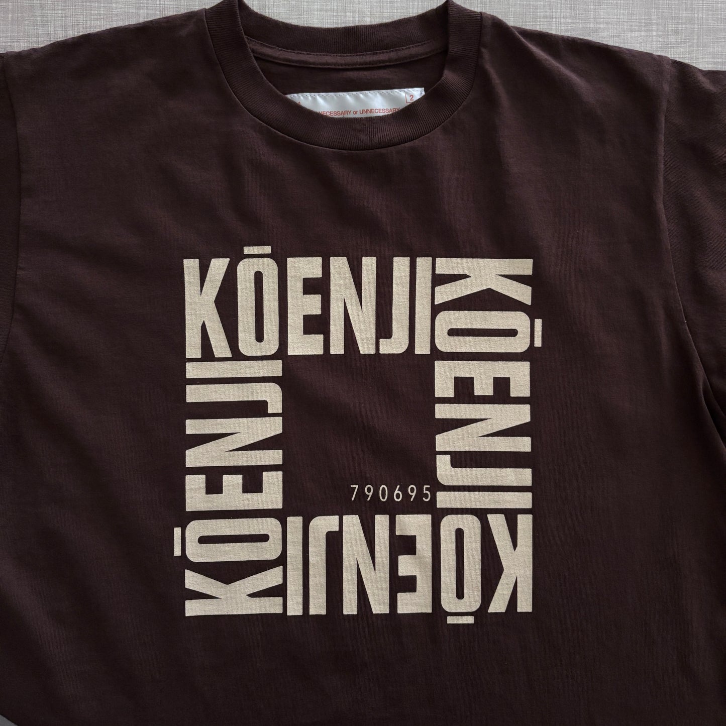 MOGI × NECESSARY or UNNECESSARY/ 別注 SQUARE KOENJI Tシャツ