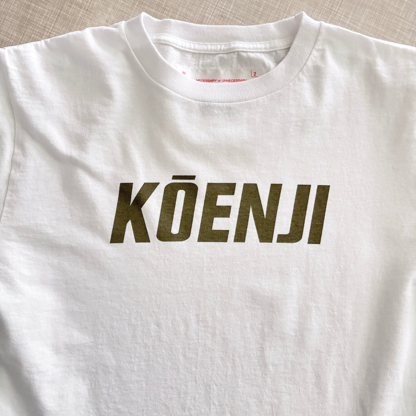 MOGI × NECESSARY or UNNECESSARY / 別注 KOENJI Tシャツ