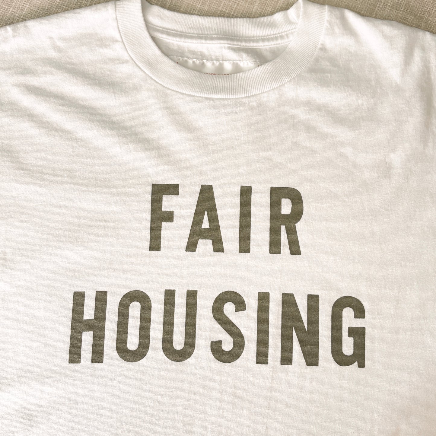 MOGI × NECESSARY or UNNECESSARY / 別注 FAIR HOUSING Tシャツ