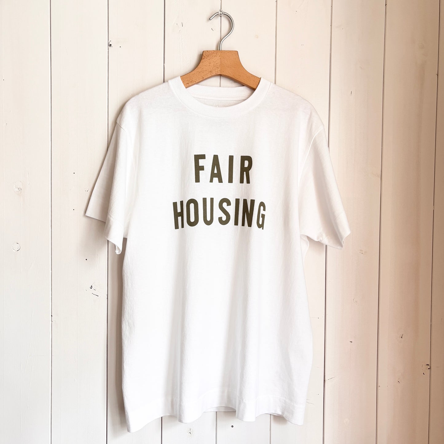 MOGI × NECESSARY or UNNECESSARY / 別注 FAIR HOUSING Tシャツ