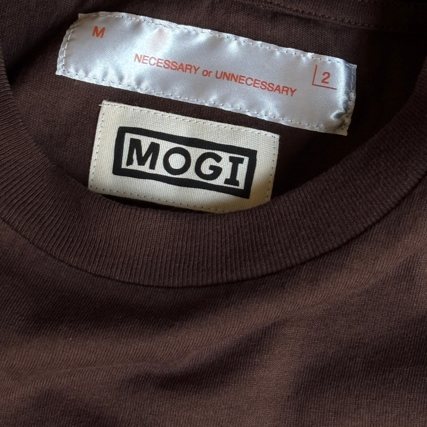 MOGI × NECESSARY or UNNECESSARY / 別注 KOENJI MINAMI Tシャツ