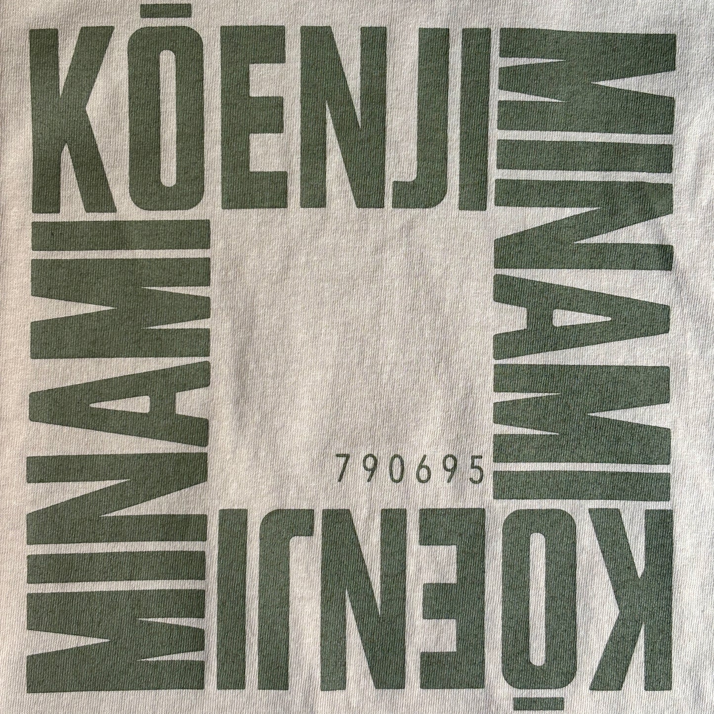 MOGI × NECESSARY or UNNECESSARY / 別注 KOENJI MINAMI Tシャツ