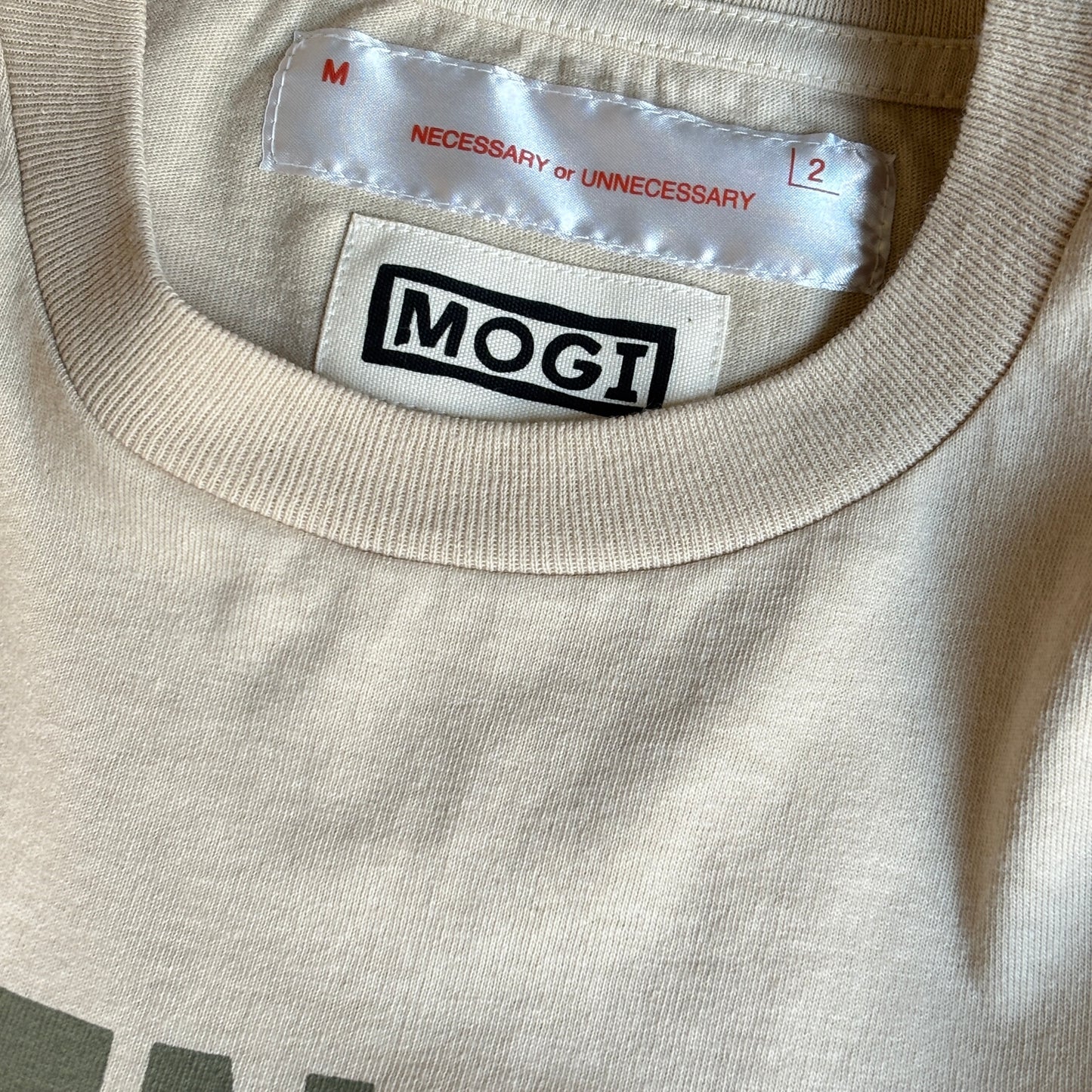 MOGI × NECESSARY or UNNECESSARY / 別注 KOENJI MINAMI Tシャツ