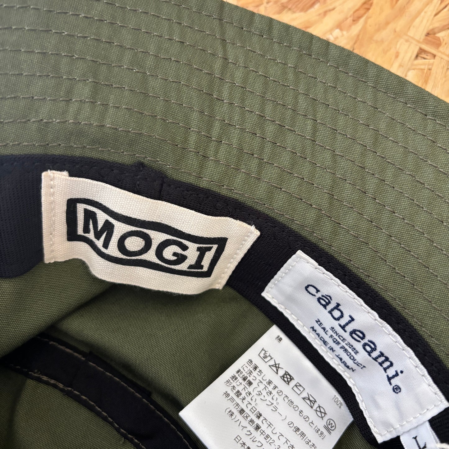 【NEW!!】MOGI × cableami／別注 Bucket Hat