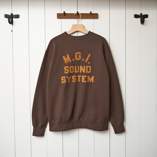 MOGI × sanca / 別注 M.G.I. Sound System スウェットシャツ