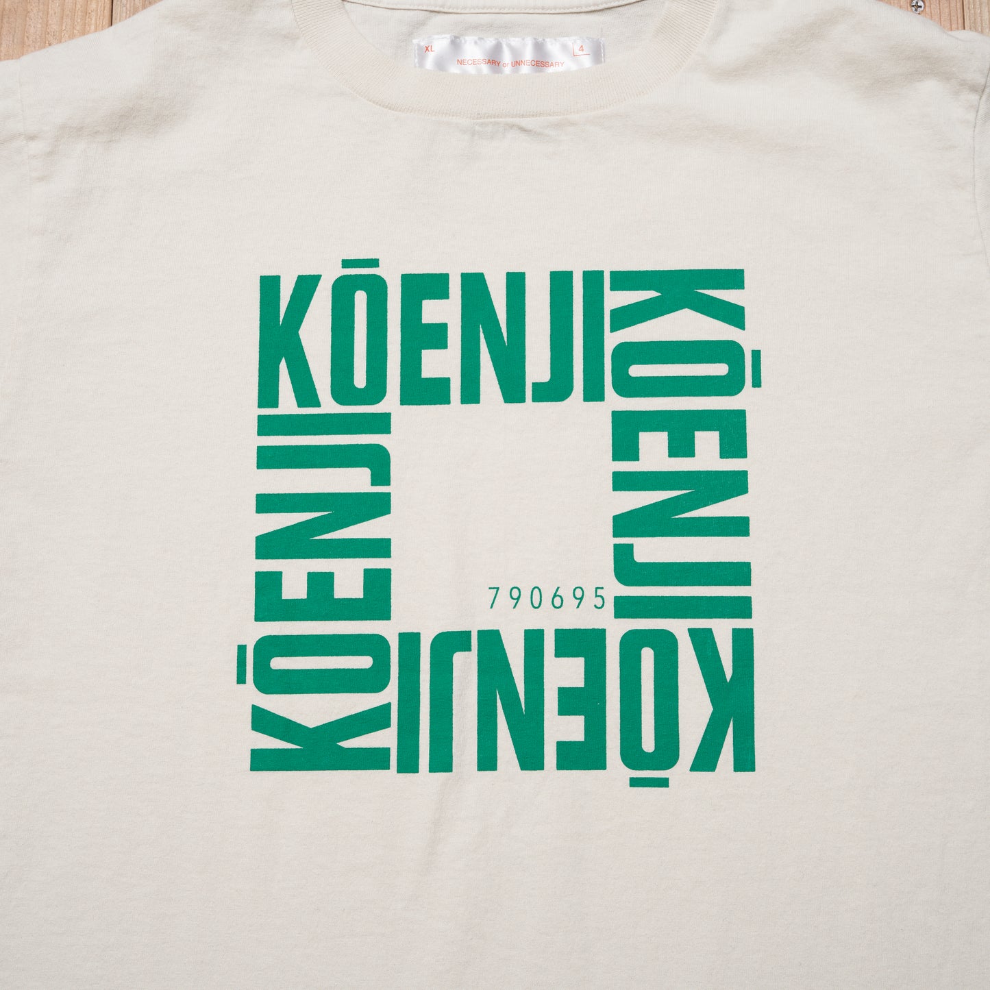 MOGI × NECESSARY or UNNECESSARY/ 別注 SQUARE KOENJI Tシャツ