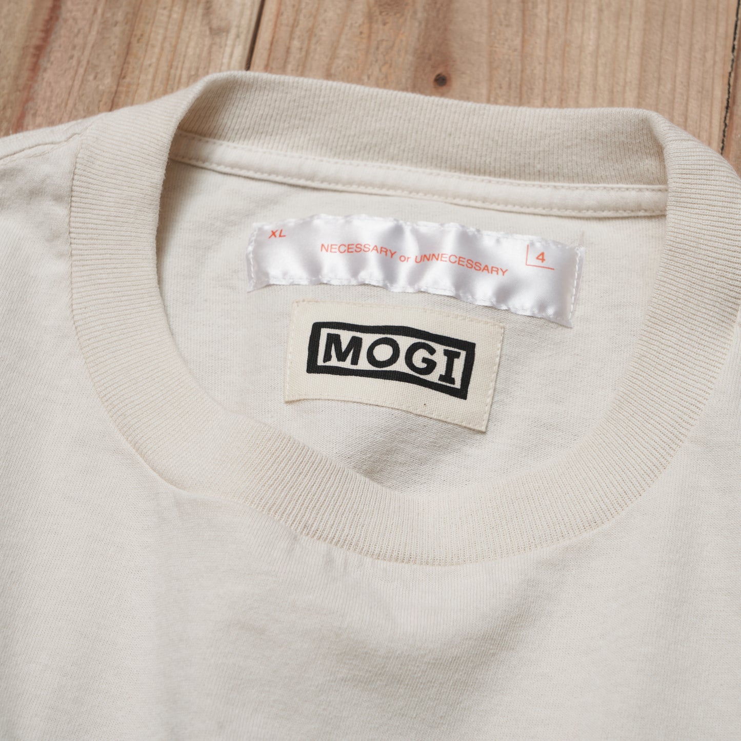 MOGI × NECESSARY or UNNECESSARY/ 別注 SQUARE KOENJI Tシャツ